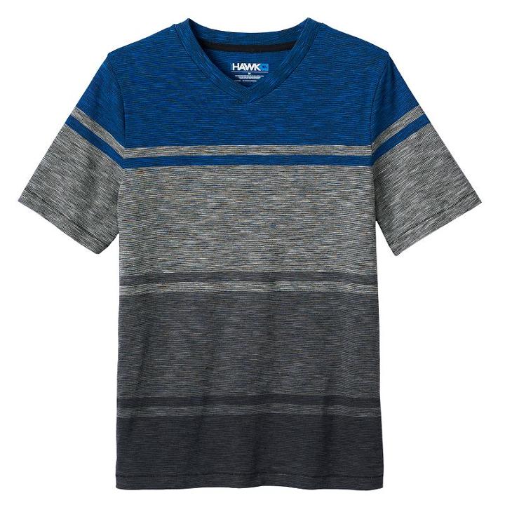 Boys 8-20 Tony Hawk Striped V-neck Tee, Boy's, Size: Small, Blue (navy)