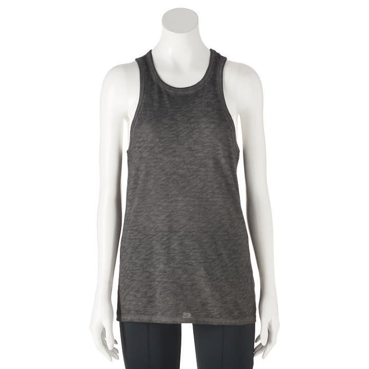 Juniors' So&reg; High Neck Slub Tank Top, Girl's, Size: Xs, Black