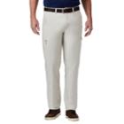 Men's Haggar Pro Elements Classic-fit Flat-front Utility Pants, Size: 32x30, White