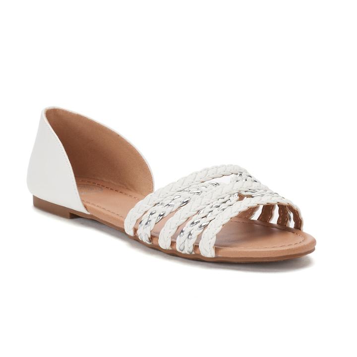 So&reg; Oarfish Women's Flats, Size: Medium (9.5), White