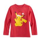Boys 4-10 Jumping Beans&reg; Pokemon Pikachu Santa Hat Graphic Tee, Size: 10, Med Pink