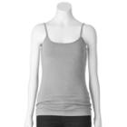 Women's Sonoma Goods For Life&trade; Everyday Scoopneck Camisole, Size: Xxl, Med Grey