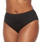 Plus Size Apt. 9&reg; Solid Hipster Bikini Bottoms, Women's, Size: 1xl, Black