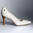 Simply Vera Vera Wang Women's All-over Stretch Heels, Size: 6, White