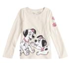 Disney's 101 Dalmatians Toddler Girl Long-sleeve Sequined Graphic Tee By Jumping Beans&reg;, Size: 3t, Med Beige