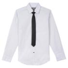 Boys 8-20 Van Heusen Triangle Shirt & Tie Set, Size: L 14-16, White