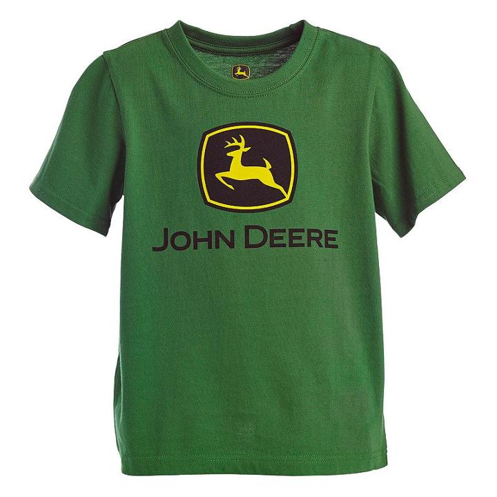 John Deere Logo Short-sleeved Tee - Boys 4-7, Boy's, Size: 6, Green