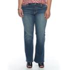 Plus Size Apt. 9&reg; Embellished Bootcut Jeans, Women's, Size: 16 W, Med Blue