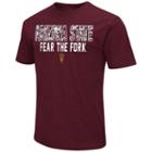 Men's Campus Heritage Arizona State Sun Devils Camo Wordmark Tee, Size: Small, Dark Red