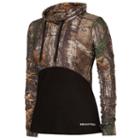 Women's Realtree Canopy Cowl Neck Camo Top, Size: Medium, Black