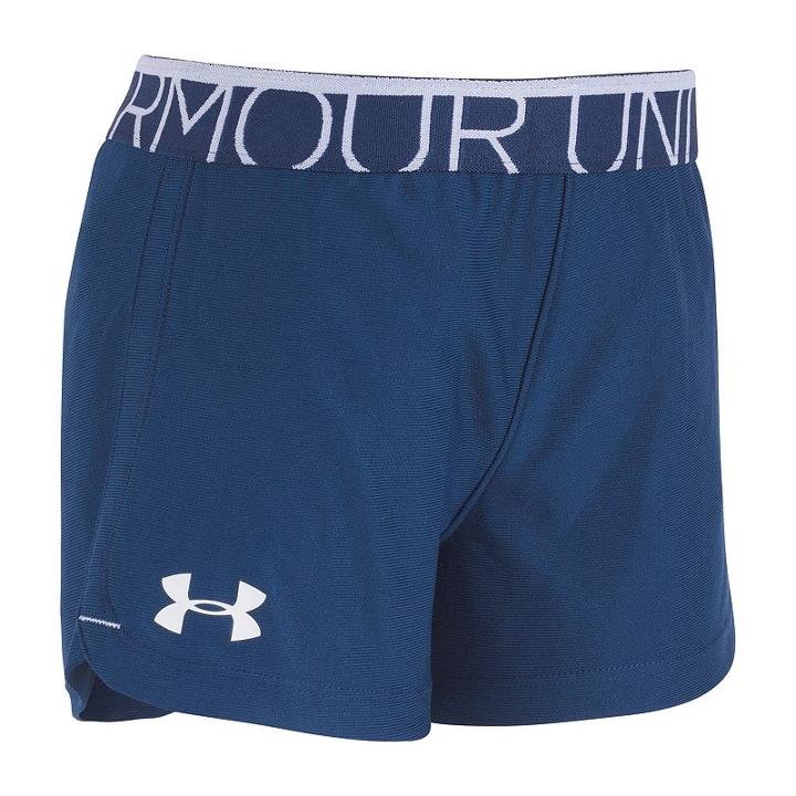 Girls 4-6x Under Armour Logo Athletic Shorts, Girl's, Size: 5, Blue (navy)