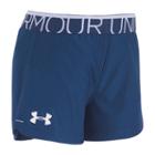 Girls 4-6x Under Armour Logo Athletic Shorts, Girl's, Size: 5, Blue (navy)