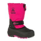 Kamik Waterbug5 Girls' Waterproof Winter Boots, Girl's, Size: 1 Wide, Pink