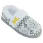 Women's Michigan Wolverines Snowflake Slippers, Size: Small, Team