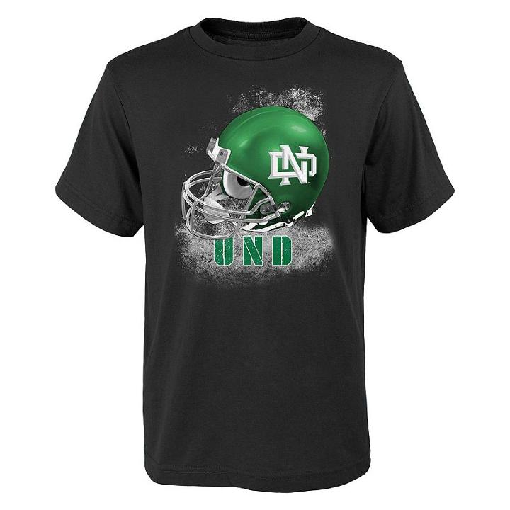 Boys 8-20 North Dakota Helmet Tee, Boy's, Size: L(14/16), Grey
