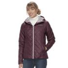 Women's Columbia Copper Crest Hooded Quilted Jacket, Size: Large, Purple
