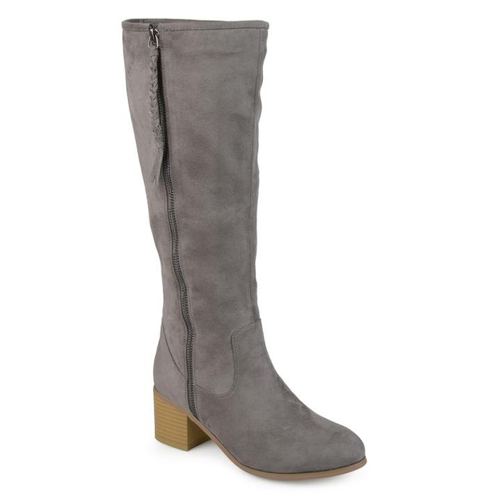 Journee Collection Sanora Women's Boots, Size: Medium (10), Med Grey