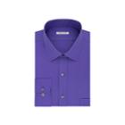 Men's Van Heusen Flex Collar Regular-fit Pincord Dress Shirt, Size: 17 36/37, Purple Oth