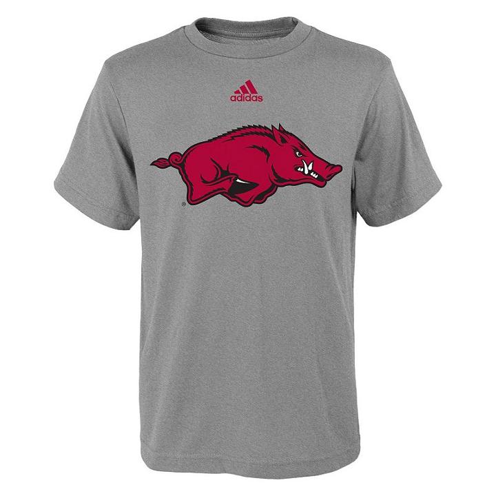 Adidas Arkansas Razorbacks Primary Logo Tee - Boys 8-20, Boy's, Size: Small, Ovrfl Oth