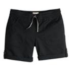 Girls 7-16 & Plus Size So&reg; Rolled Cuff Cargo Bermuda Shorts, Size: 16, Black