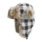 Boys Igloo Buffalo Check Trapper Hat, Size: S/m, Grey