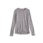 Girls 4-16 Cuddl Duds Soft Tulip Hem Top, Size: 14-16, Med Grey