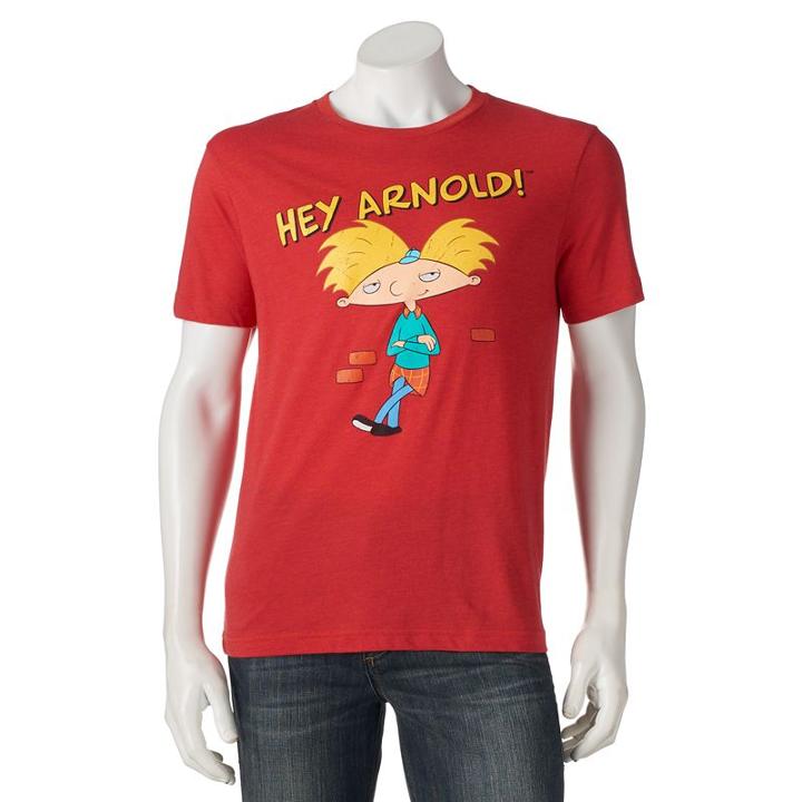 Men's Hey Arnold! Tee, Size: Xl, Med Red