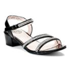 So&reg; Poster Girls' High Heel Sandals, Size: 13, Black