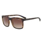 Armani Exchange Ax4067s 55mm Square Gradient Sunglasses, Men's, Grey