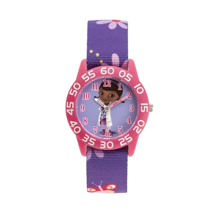 Disney's Doc Mcstuffins Kids' Time Teacher Watch, Girl's, Size: Medium, Purple