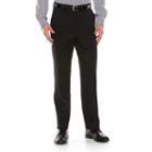 Big & Tall Chaps Performance Classic-fit Wool-blend Comfort Stretch Flat-front Suit Pants, Men's, Size: 46x30, Black