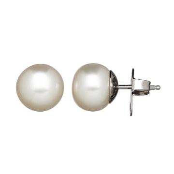 Freshwater By Honora Freshwater Cultured Pearl Sterling Silver Stud Earrings, Women's, White