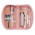 Royce Leather Travel Kit, Pink