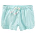 Girls 4-8 Oshkosh B'gosh&reg; Solid Shorts, Girl's, Size: 7, Turquoise/blue (turq/aqua)