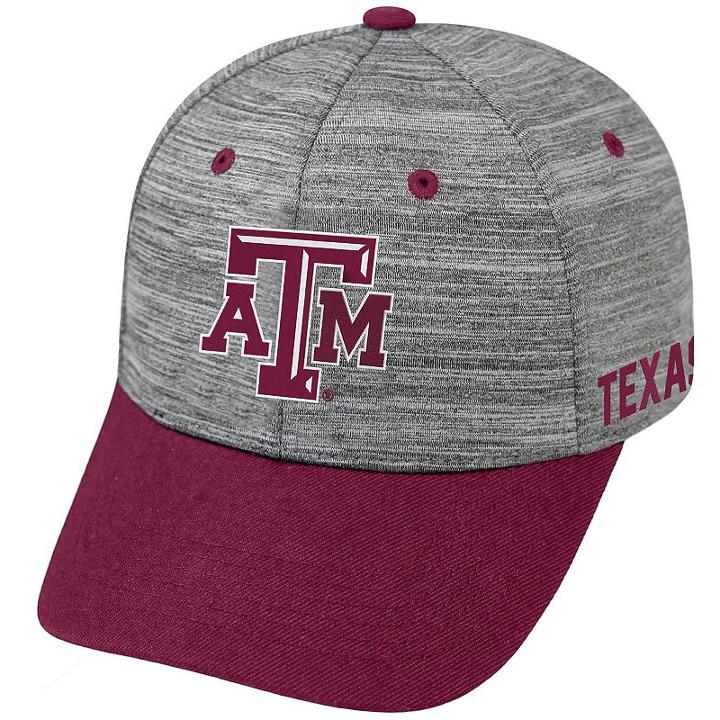 Adult Texas A & M Aggies Backstop Snapback Cap, Men's, Med Grey