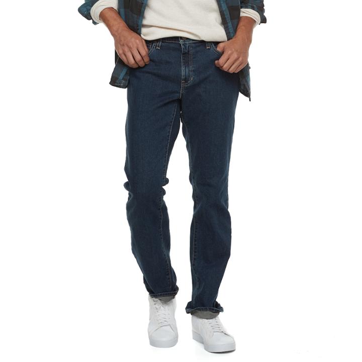 Men's Urban Pipeline&reg; Straight-fit Flex Jeans, Size: 34x36, Med Blue