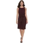 Women's Elle&trade; Print Fit & Flare Midi Dress, Size: Xs, Drk Purple
