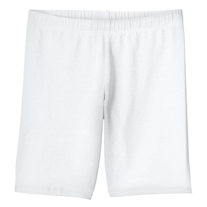 Girls 7-16 & Plus Size So&reg; Solid Midi Bike Shorts, Girl's, Size: 16, White