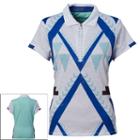 Women's Nancy Lopez Faith Quarter-zip Golf Polo, Size: Medium, White
