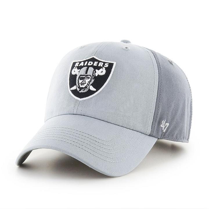 Adult '47 Brand Oakland Raiders Storm Northside Clean Up Adjustable Cap, Ovrfl Oth
