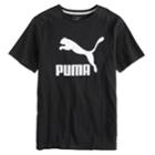 Boys 8-20 Puma Big Logo Tee, Size: Medium, Black