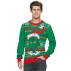 Men's Grinch Christmas Sweater, Size: Xl, Green