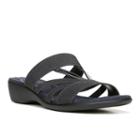 Lifestride Tanner Women's Wedge Sandals, Size: 7 Wide, Blue
