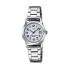 Casio Women's Classic Stainless Steel Solar Watch - Ltps100d-7bvcf, Grey