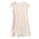 Girls 4-7 Sonoma Goods For Life&trade; Lace Hem Dress, Girl's, Size: 6, Med Pink