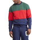 Men's Chaps Colorblock French Terry Pullover, Size: Medium, Green