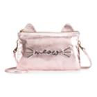 T-shirt & Jeans Meow Convertible Crossbody Bag, Women's, Pink