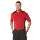 Big & Tall Grand Slam Classic-fit Colorblock Airflow Golf Polo, Men's, Size: 4xb, Dark Red
