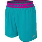 Girls 7-16 New Balance Core Performance Shorts, Size: 7-8, Turquoise/blue (turq/aqua)