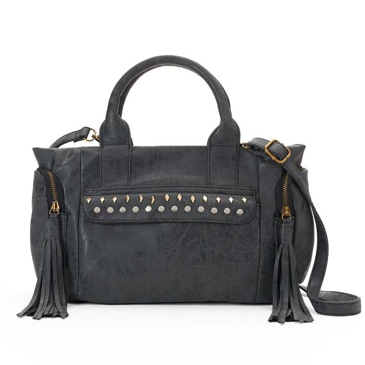 Olivia Miller Vivia Studded Satchel, Women's, Black